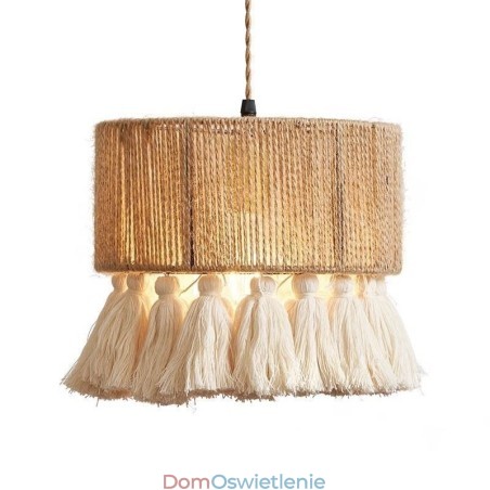 Lampa wisząca z liny konopnej, lampa sufitowa, retro, dekoracja, klosz do lampy Lampa wisząca z liny konopnej, lampa sufitowa, retro, dekoracja, klosz do lampy