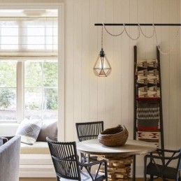 Lampa wisząca retro z konopnej liny, lampa sufitowa, 5 m, przewód wiszący
