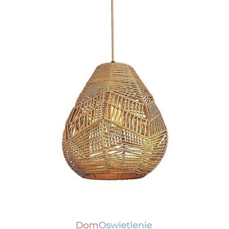 Lampa sufitowa Nordic Retro Natural Paper Rope ręcznie tkany abażur Lampa sufitowa Nordic Retro Natural Paper Rope ręcznie tkany abażur