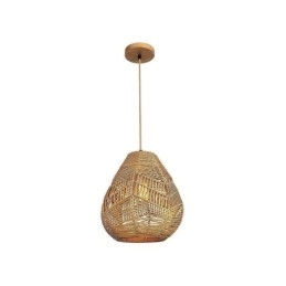 Lampa sufitowa Nordic Retro Natural Paper Rope ręcznie tkany abażur