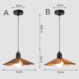 Nordic Wisząca Lampa Wabi Sabi Style Tkanina Abażur Dekoracyjna Lampa Sufitowa
