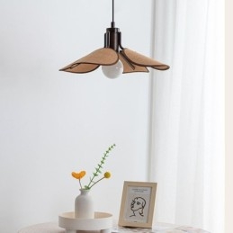 Nordic Wisząca Lampa Wabi Sabi Style Tkanina Abażur Dekoracyjna Lampa Sufitowa