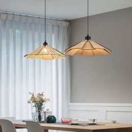 Wisząca lampa Kreatywna retro drewniana lampa sufitowa