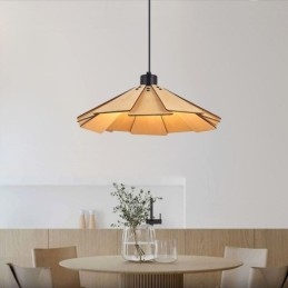 Wisząca lampa Kreatywna retro drewniana lampa sufitowa