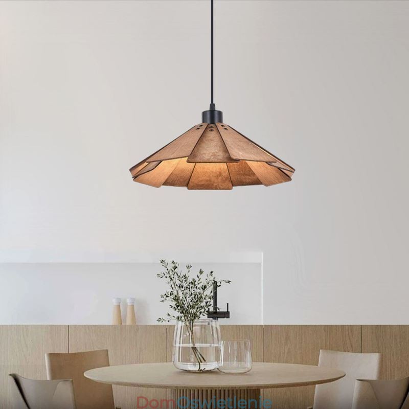 Retro Wisząca Lampa Kreatywna Drewniana Lampa Sufitowa