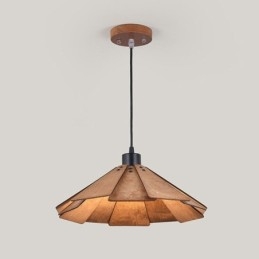 Retro Wisząca Lampa Kreatywna Drewniana Lampa Sufitowa