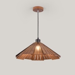 Retro Wisząca Lampa Kreatywna Drewniana Lampa Sufitowa