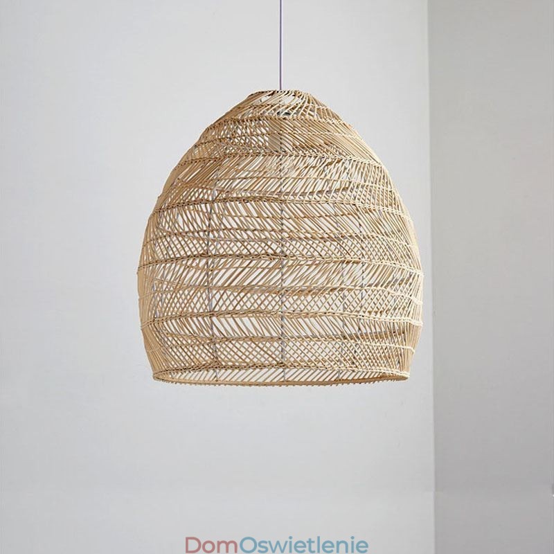 Ręcznie tkana lampa wisząca rattanowa lampa wisząca Farmhouse