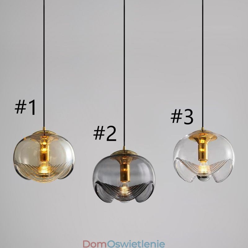 Lampa wisząca ze szkła pręcikowego Nowoczesna minimalistyczna lampa sufitowa z kutego żelaza
