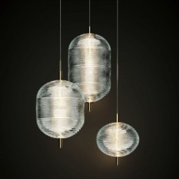 Wisząca lampa Water Ripple, nowoczesna minimalistyczna lampa sufitowa z kutego żelaza