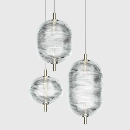 Wisząca lampa Water Ripple, nowoczesna minimalistyczna lampa sufitowa z kutego żelaza