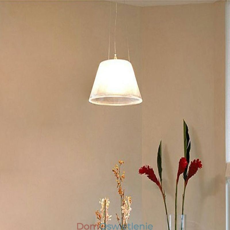 Szklana lampa wisząca Nowoczesna prosta pojedyncza lampa sufitowa