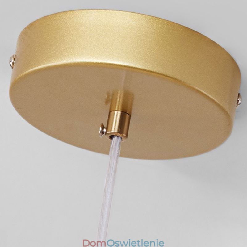 Wisząca lampa Nowoczesna prosta magiczna fasolka Molekularna kute żelazo Szklana lampa sufitowa