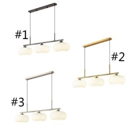 Nordic Glass Pendant Light Kreatywna lampa sufitowa z kutego żelaza