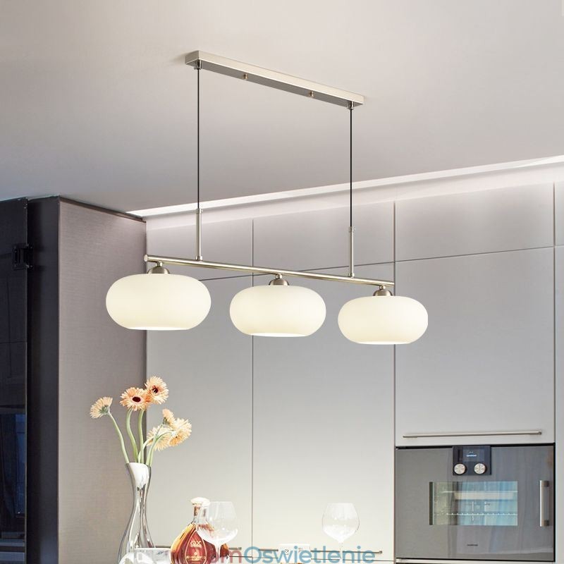 Nordic Glass Pendant Light Kreatywna lampa sufitowa z kutego żelaza