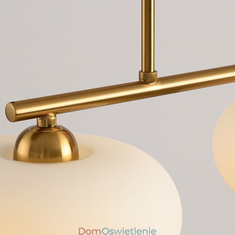 Nordic Glass Pendant Light Kreatywna lampa sufitowa z kutego żelaza