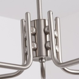 Nordic Glass Pendant Light Kreatywna lampa sufitowa z kutego żelaza