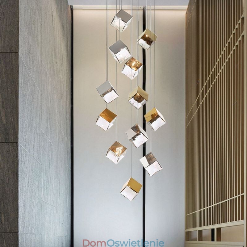 Kreatywne szklane lampy wiszące Pavilion sufitowe