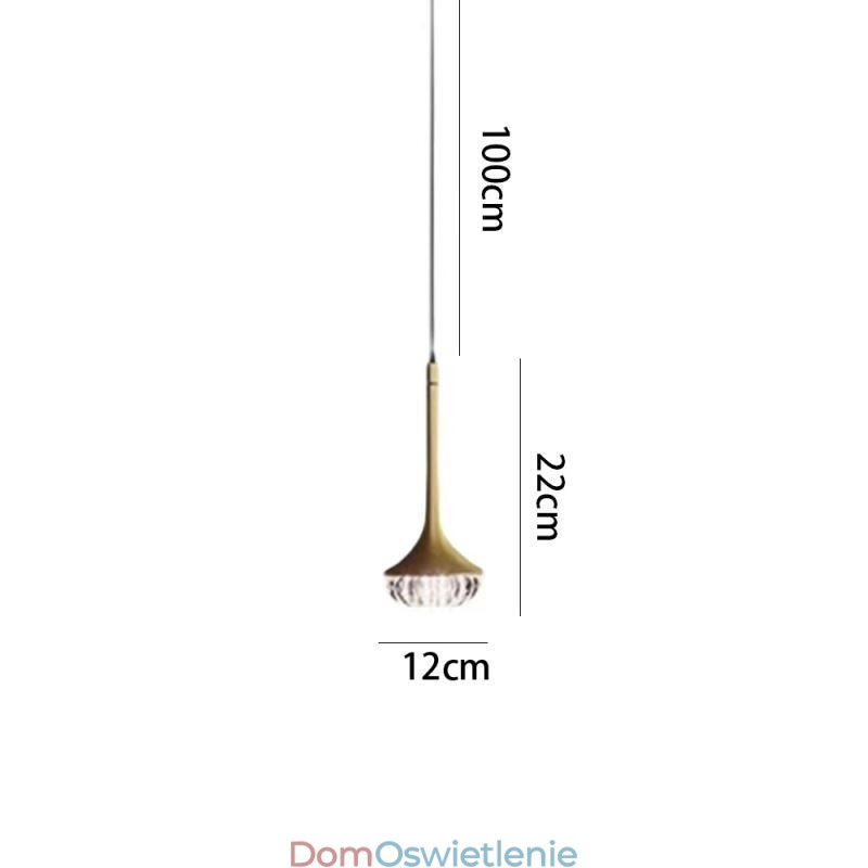Nowoczesna szklana lampa wisząca, kute szklane oświetlenie sufitowe