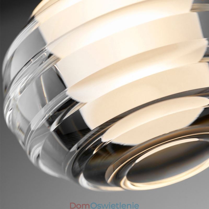 Prosta szklana lampa wisząca, czarne dekoracyjne lampy sufitowe