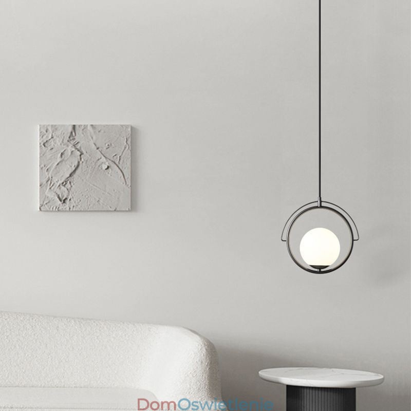 Szklana kula wisząca lampa dekoracyjna do domu