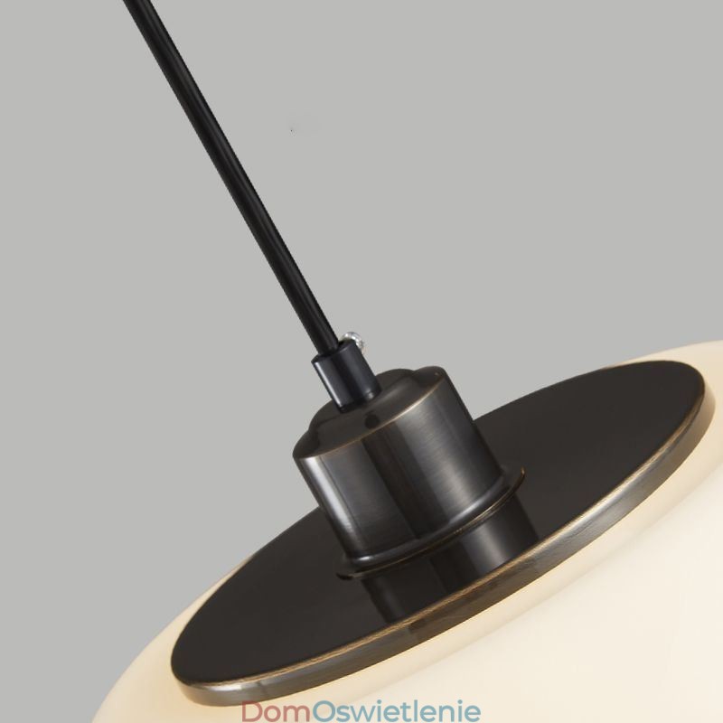 Nowoczesna szklana lampa wisząca w kształcie dyni