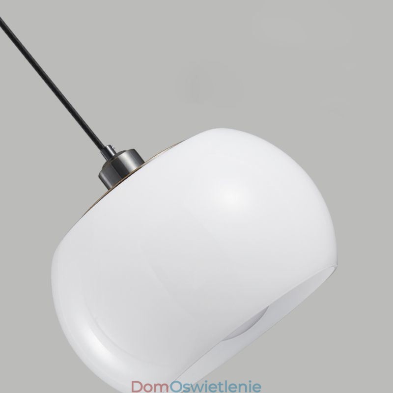 Nowoczesna szklana lampa wisząca w kształcie dyni