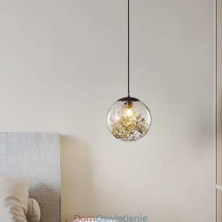 Szklana kula wisząca lampa liście świąteczne oświetlenie wiszące Szklana kula wisząca lampa liście świąteczne oświetlenie wiszące