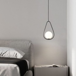 Nowoczesna lampa wisząca Globe Glass Water Drop Pendant Lamp