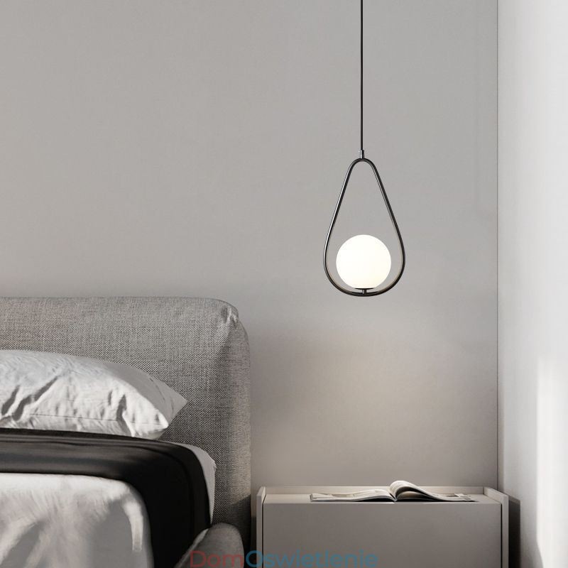Nowoczesna lampa wisząca Globe Glass Water Drop Pendant Lamp