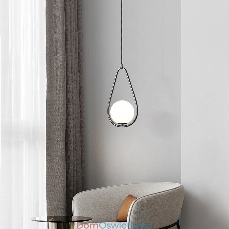 Nowoczesna lampa wisząca Globe Glass Water Drop Pendant Lamp