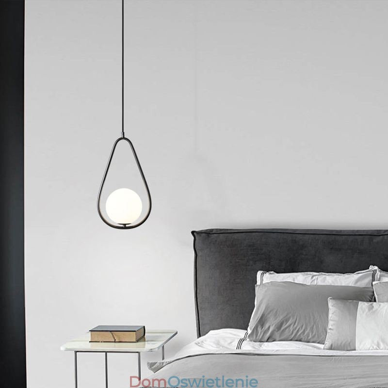 Nowoczesna lampa wisząca Globe Glass Water Drop Pendant Lamp