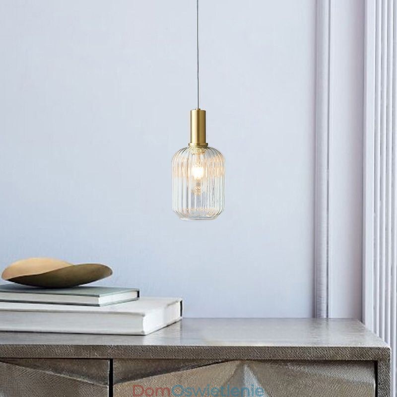 Nowoczesna lampa wisząca Jedno światło Szklana lampa wisząca na wyspę