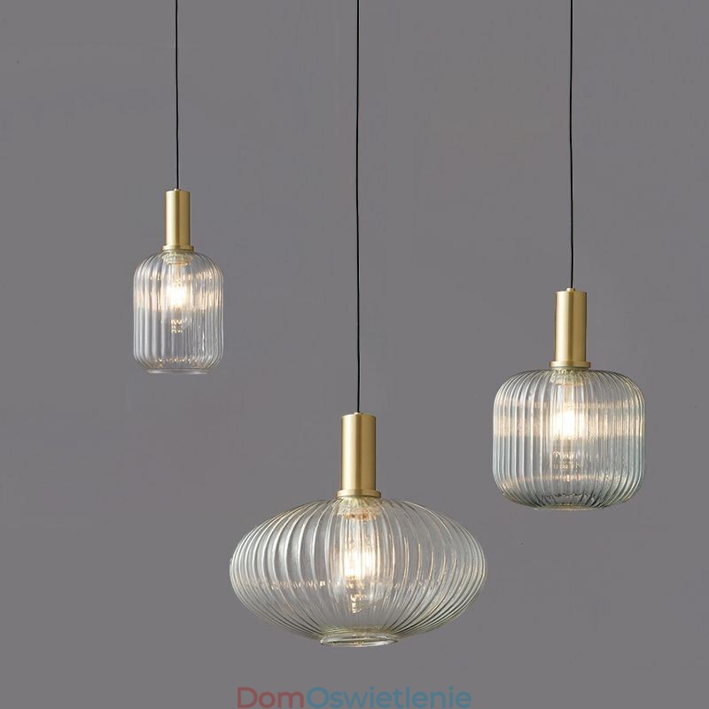 Nowoczesna lampa wisząca Jedno światło Szklana lampa wisząca na wyspę
