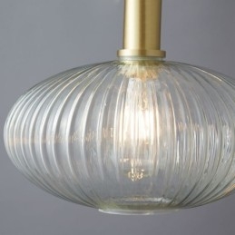 Nowoczesna lampa wisząca Jedno światło Szklana lampa wisząca na wyspę
