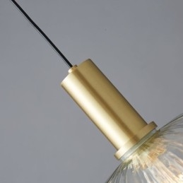 Nowoczesna lampa wisząca Jedno światło Szklana lampa wisząca na wyspę