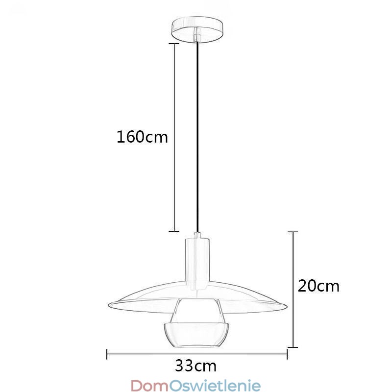 Szczotkowane złoto lampa wisząca pojedyncza lampa wisząca