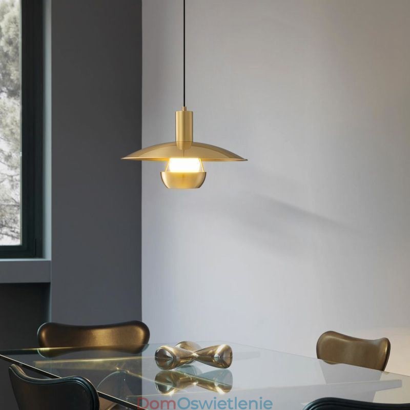 Szczotkowane złoto lampa wisząca pojedyncza lampa wisząca