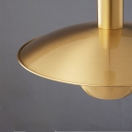 Szczotkowane złoto lampa wisząca pojedyncza lampa wisząca