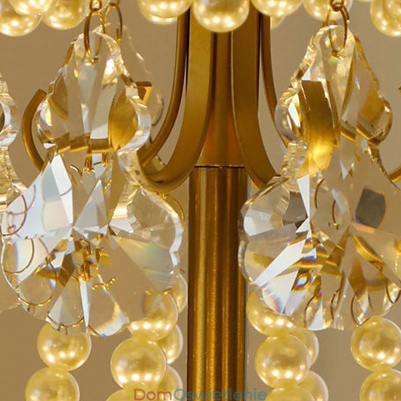 Elegancka szklana lampa wisząca Liść wiszący