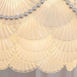 Europejska szklana lampa wisząca Elegancka lampa wisząca w kształcie muszli