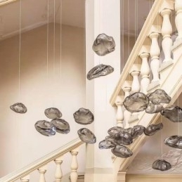 Kreatywna lampa wisząca Nordic Glass Chandelier Art wisząca lampa