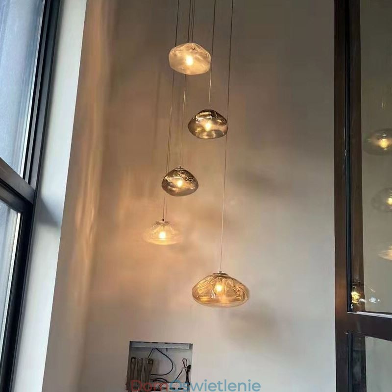 Kreatywna lampa wisząca Nordic Glass Chandelier Art wisząca lampa