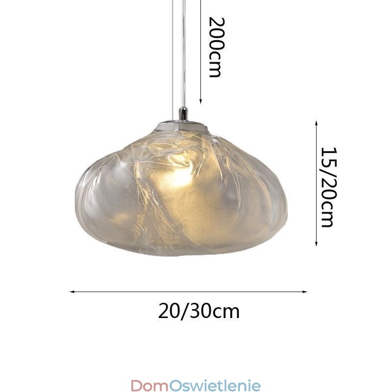 Kreatywna lampa wisząca Nordic Glass Chandelier Art wisząca lampa