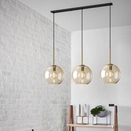 3-punktowa szklana lampa wisząca klasyczna klastrowa wisząca oprawa oświetleniowa kawiarnia