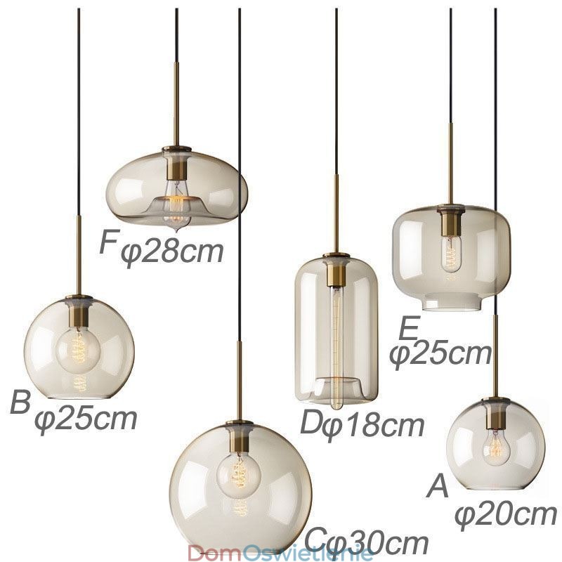 3-punktowa szklana lampa wisząca klasyczna klastrowa wisząca oprawa oświetleniowa kawiarnia