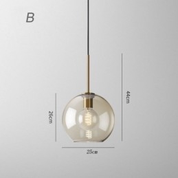 3-punktowa szklana lampa wisząca klasyczna klastrowa wisząca oprawa oświetleniowa kawiarnia