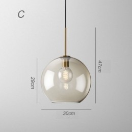 3-punktowa szklana lampa wisząca klasyczna klastrowa wisząca oprawa oświetleniowa kawiarnia