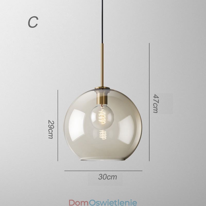 3-punktowa szklana lampa wisząca klasyczna klastrowa wisząca oprawa oświetleniowa kawiarnia