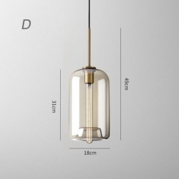 3-punktowa szklana lampa wisząca klasyczna klastrowa wisząca oprawa oświetleniowa kawiarnia